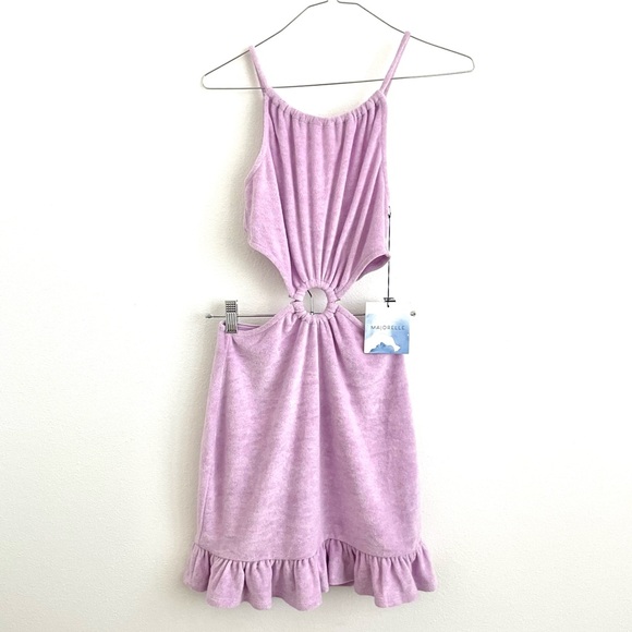 Majorelle lavender Terry cutout dress - Picture 3 of 6